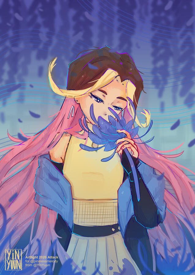 Artfight 2026 Attack II. for Pinelessmelody on Artfight!