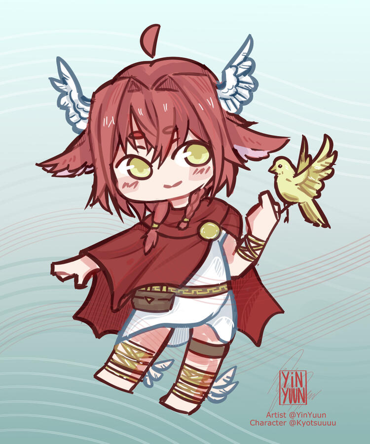 Simple Chibi Illustration for Kyotsuuuu on VGen